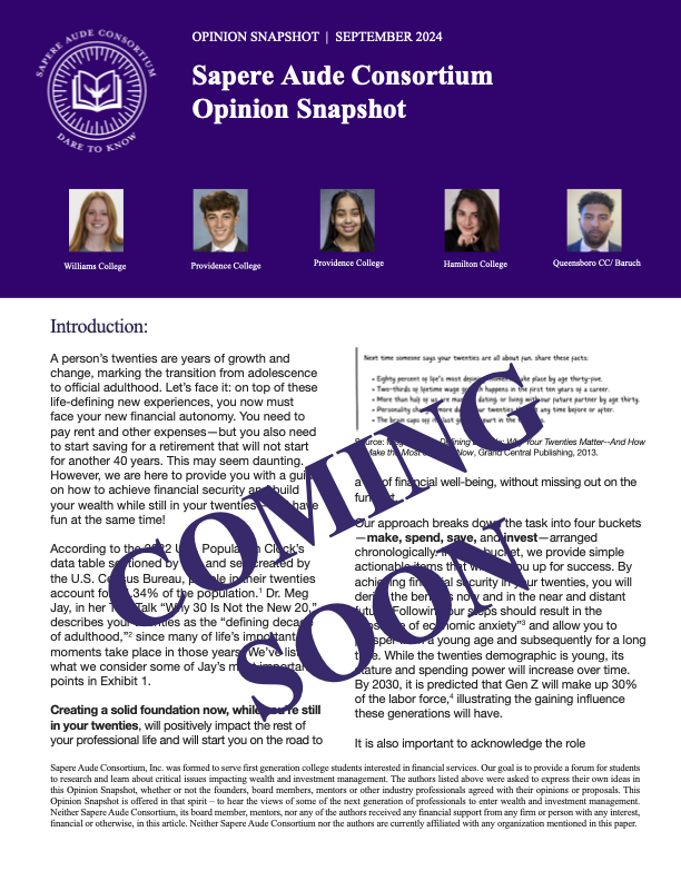 Sapere-opinion-coming-soon